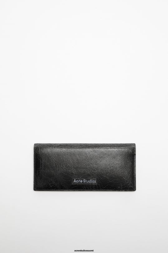 Acne Studios Lisätarvikkeet musta 0VF2B469 mannermainen lompakko