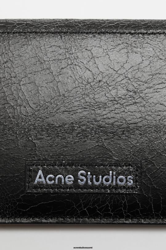 Acne Studios Lisätarvikkeet musta 0VF2B469 mannermainen lompakko