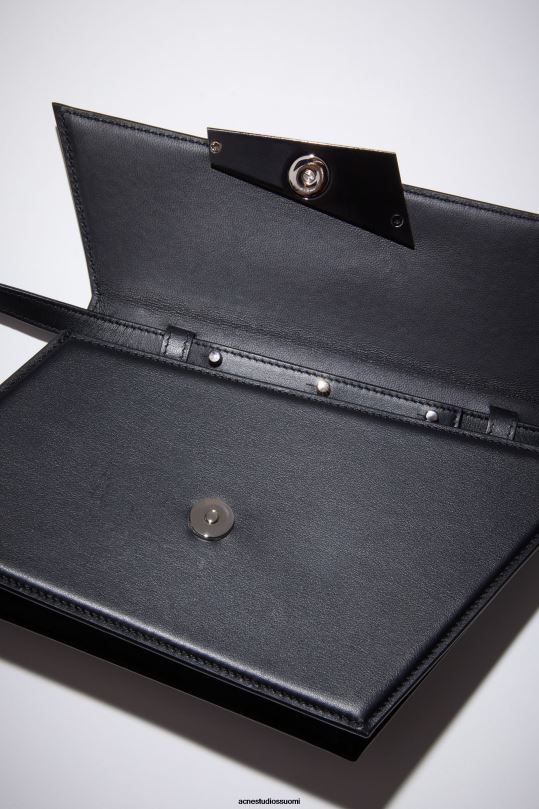 Acne Studios Lisätarvikkeet musta 0VF2B509 vääristymä mikrolaukku