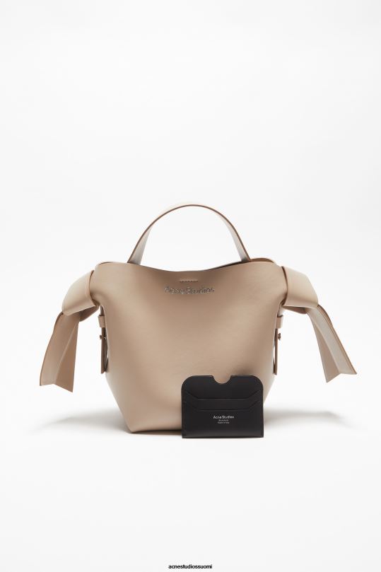 Acne Studios Lisätarvikkeet musta 0VF2B510 nahkainen korttiteline