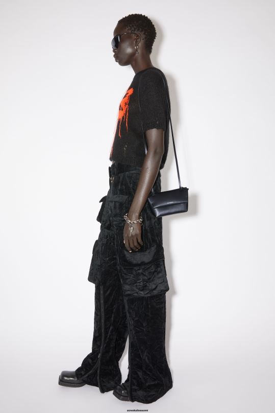 Acne Studios Lisätarvikkeet musta 0VF2B522 mini olkalaukku