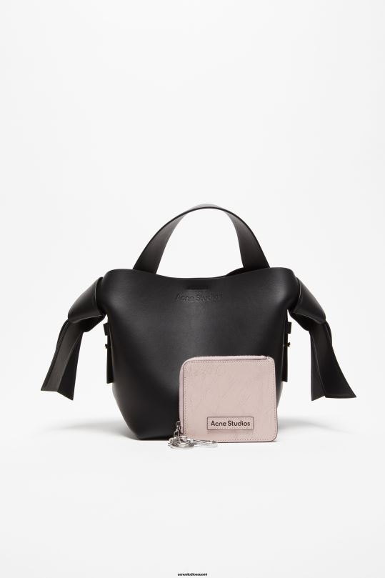 Acne Studios Lisätarvikkeet pastelli pinkki 0VF2B840 vetoketjullinen nahkalompakko