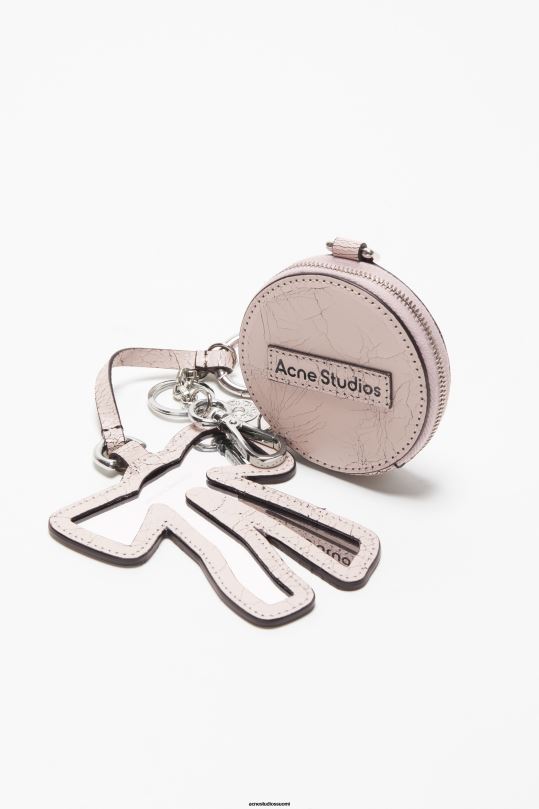 Acne Studios Lisätarvikkeet pastelli pinkki 0VF2B842 kolikkolompakko ja keulapeili