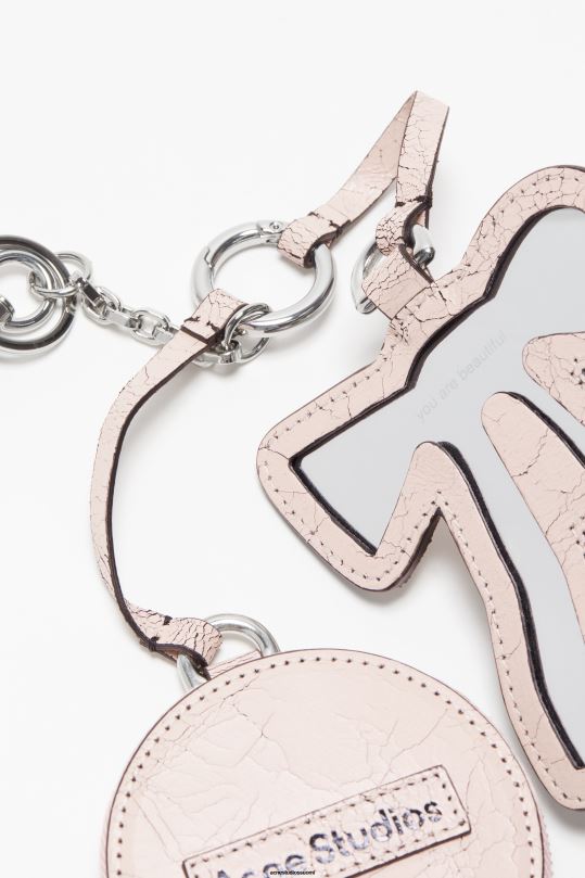 Acne Studios Lisätarvikkeet pastelli pinkki 0VF2B842 kolikkolompakko ja keulapeili
