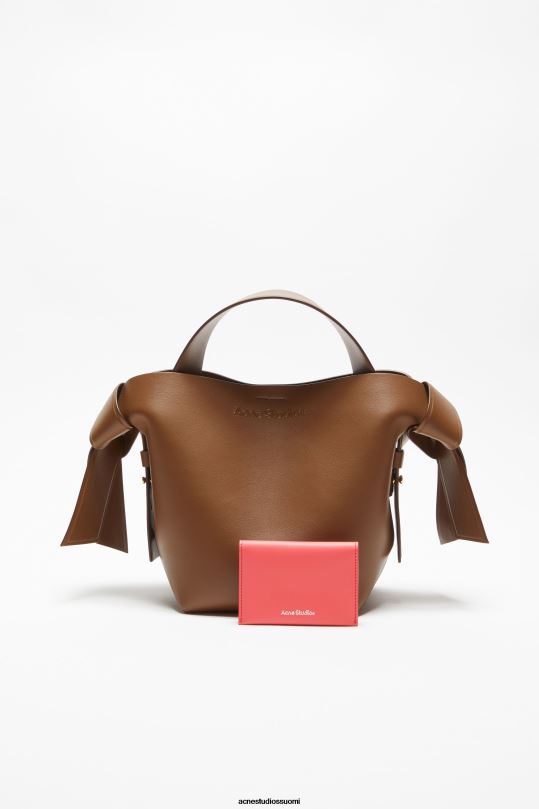 Acne Studios Lisätarvikkeet sähköinen pinkki 0VF2B803 taitettu nahkalompakko