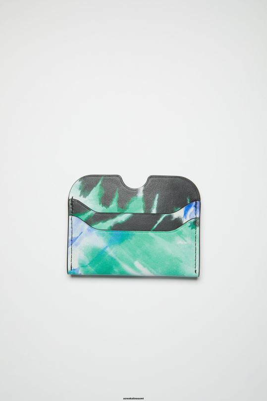 Acne Studios Lisätarvikkeet sinivihreä 0VF2B535 kortin haltija