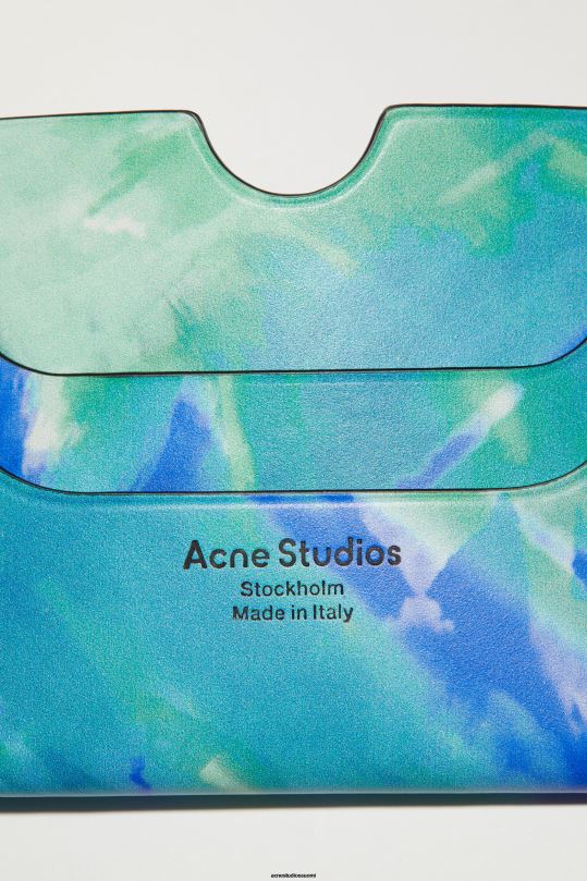 Acne Studios Lisätarvikkeet sinivihreä 0VF2B535 kortin haltija
