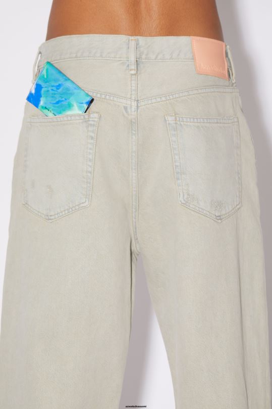 Acne Studios Lisätarvikkeet sinivihreä 0VF2B536 taitettu korttiteline