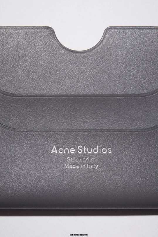 Acne Studios Lisätarvikkeet tummanharmaa 0VF2B592 kortin haltija