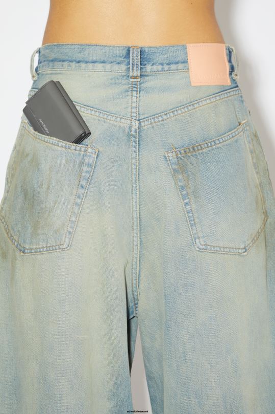 Acne Studios Lisätarvikkeet tummanharmaa 0VF2B596 taitettu lompakko