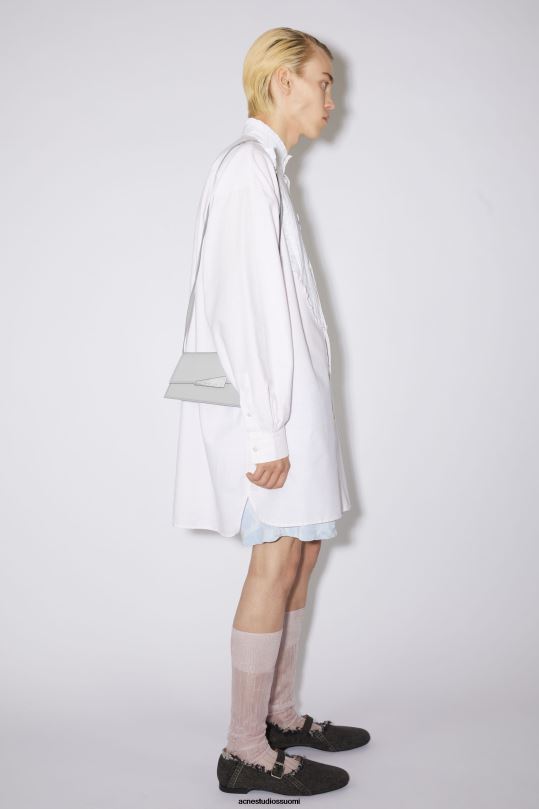 Acne Studios Lisätarvikkeet vaalean harmaa 0VF2B664 vääristymä mikrolaukku