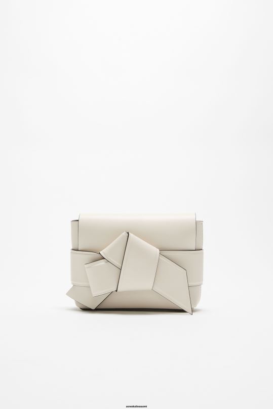 Acne Studios Lisätarvikkeet valkoinen musta 0VF2B817 musubi mini crossbody laukku