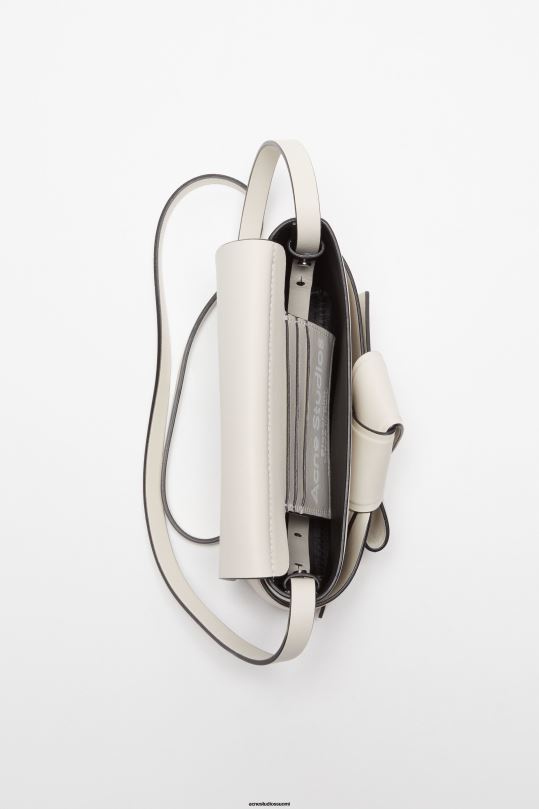Acne Studios Lisätarvikkeet valkoinen musta 0VF2B817 musubi mini crossbody laukku