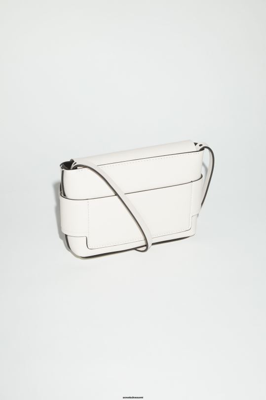 Acne Studios Lisätarvikkeet valkoinen musta 0VF2B826 musubi mini crossbody laukku
