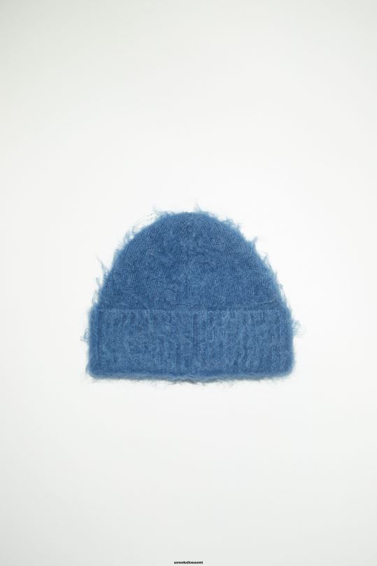 Acne Studios Lisätarvikkeet denim sininen 0VF2B563 villainen mohairpipo
