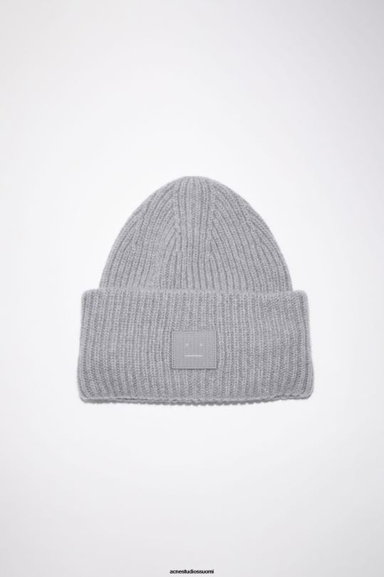 Acne Studios Lisätarvikkeet harmaa melansi 0VF2B612 iso kasvopipo logolla