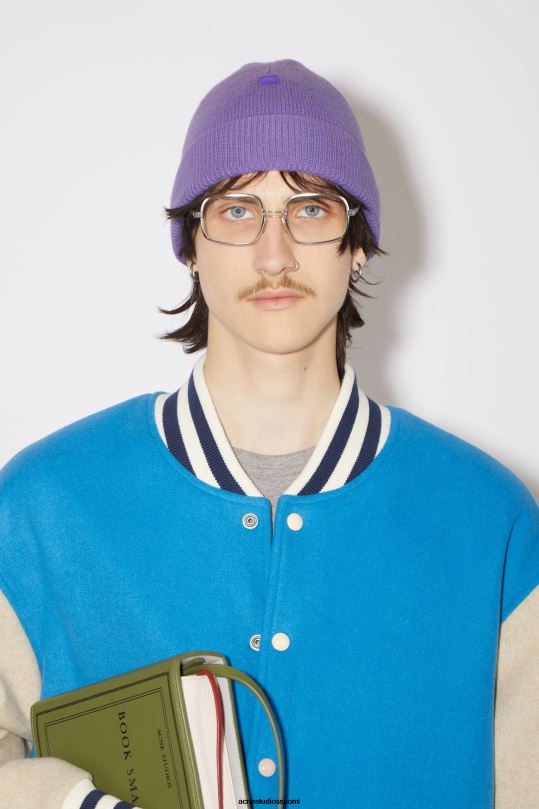 Acne Studios Lisätarvikkeet iiriksen violetti 0VF2B747 mikrokasvopipo