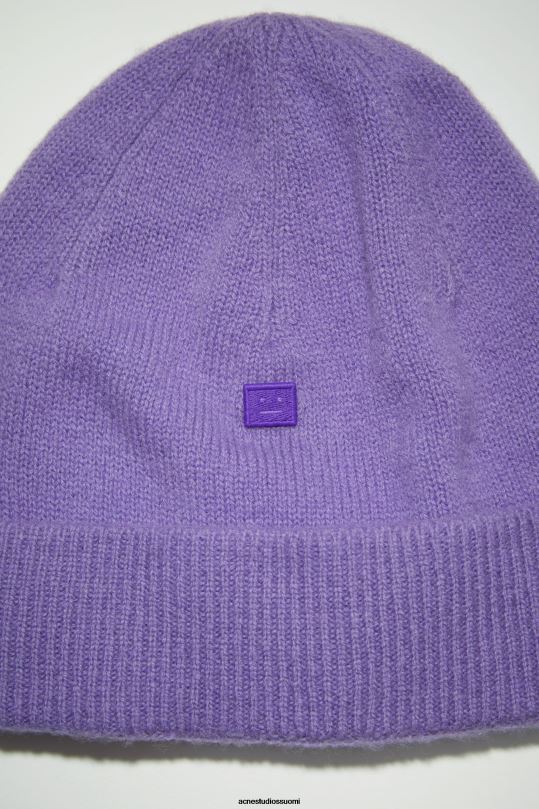 Acne Studios Lisätarvikkeet iiriksen violetti 0VF2B747 mikrokasvopipo