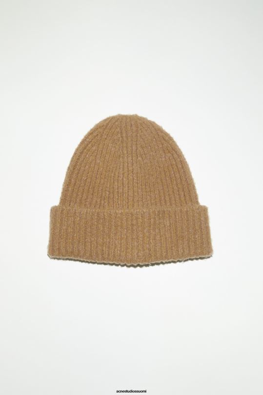 Acne Studios Lisätarvikkeet kamelin ruskea 0VF2B714 villasekoite pipo