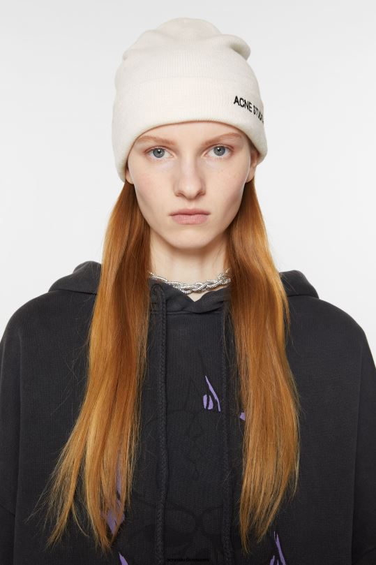 Acne Studios Lisätarvikkeet luonnonvalkoinen 0VF2B806 brodeerattu logopipo