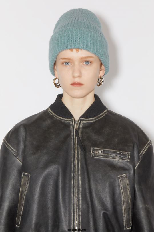 Acne Studios Lisätarvikkeet mineraali sininen 0VF2B597 villasekoite pipo