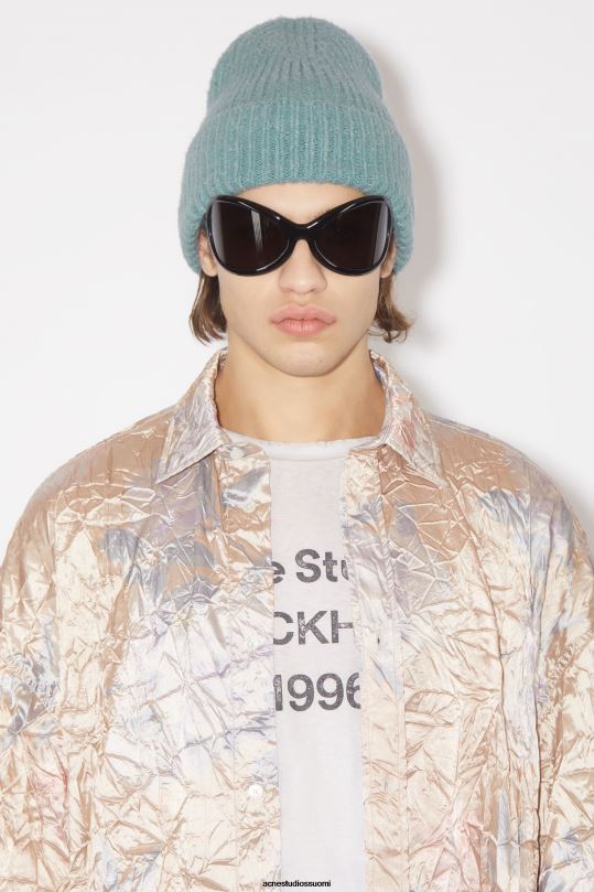 Acne Studios Lisätarvikkeet mineraali sininen 0VF2B597 villasekoite pipo