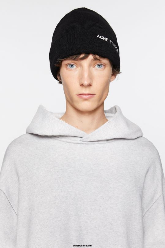 Acne Studios Lisätarvikkeet musta 0VF2B450 logopipo