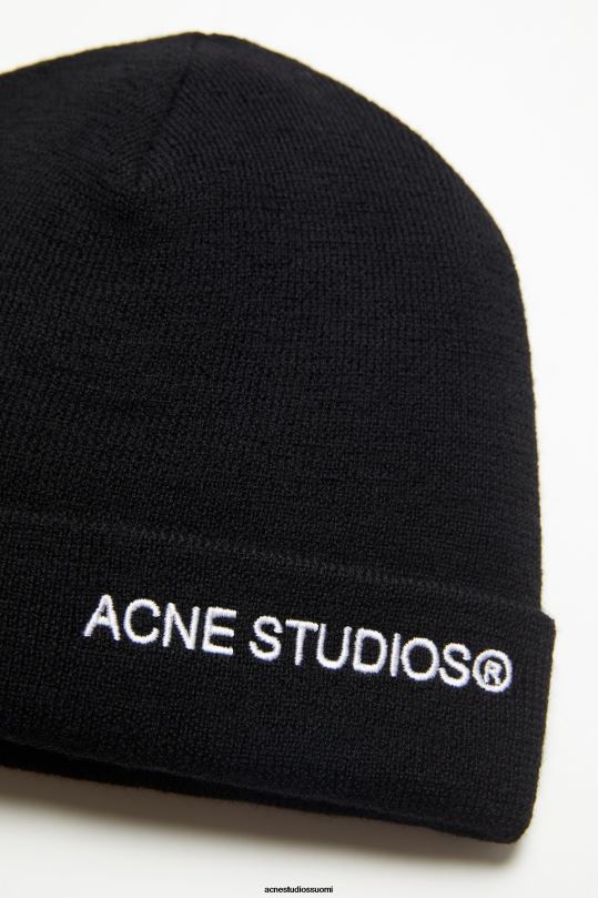 Acne Studios Lisätarvikkeet musta 0VF2B450 logopipo