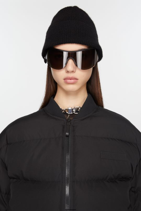 Acne Studios Lisätarvikkeet musta 0VF2B456 villainen kashmir pipo
