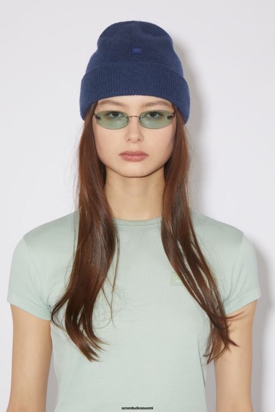 Acne Studios Lisätarvikkeet musteen sininen 0VF2B547 mikrokasvopipo