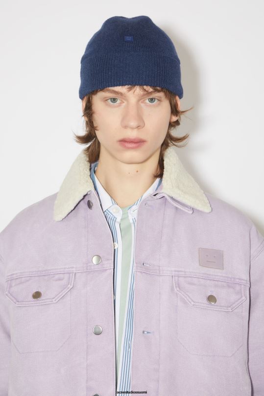 Acne Studios Lisätarvikkeet musteen sininen 0VF2B547 mikrokasvopipo