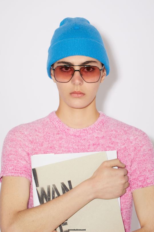 Acne Studios Lisätarvikkeet safiirin sininen 0VF2B545 mikrokasvopipo