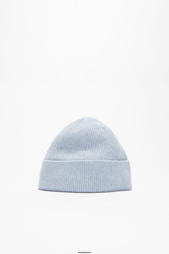 Acne Studios Lisätarvikkeet teräksensininen melansi 0VF2B642 villainen kashmir pipo