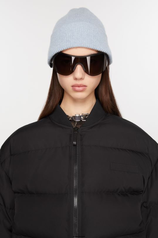 Acne Studios Lisätarvikkeet teräksensininen melansi 0VF2B642 villainen kashmir pipo
