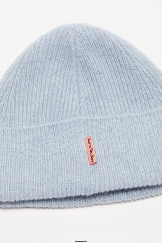 Acne Studios Lisätarvikkeet teräksensininen melansi 0VF2B642 villainen kashmir pipo
