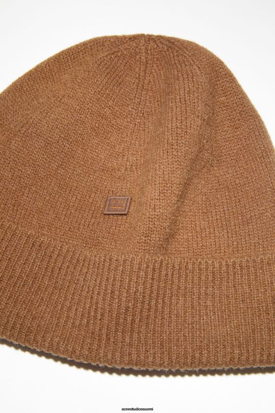 Acne Studios Lisätarvikkeet toffeen ruskea 0VF2B627 mikrokasvopipo