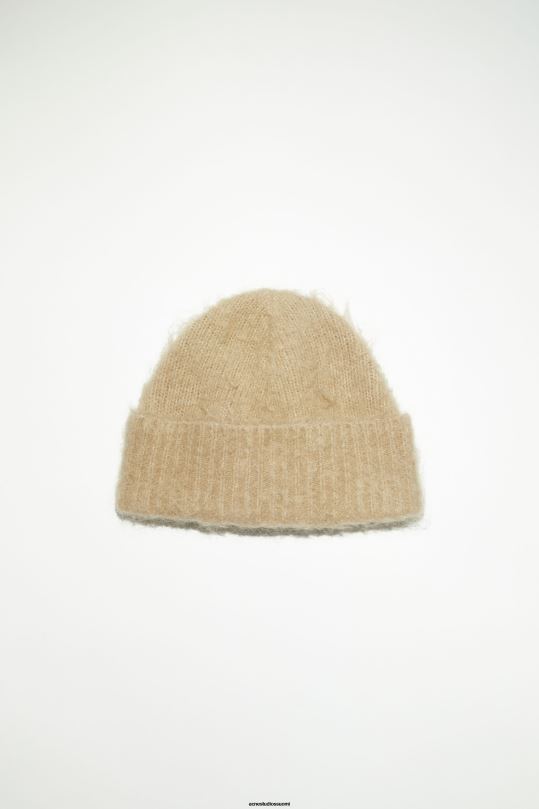 Acne Studios Lisätarvikkeet tumma beige 0VF2B667 villainen mohairpipo