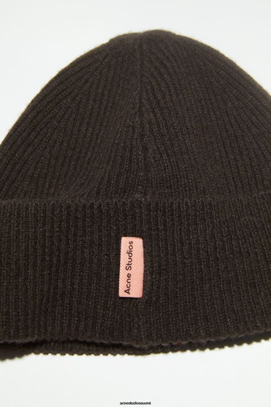 Acne Studios Lisätarvikkeet tumman ruskea 0VF2B580 villainen kashmir pipo