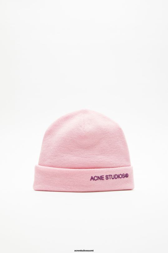 Acne Studios Lisätarvikkeet vaalea pinkki 0VF2B868 logopipo