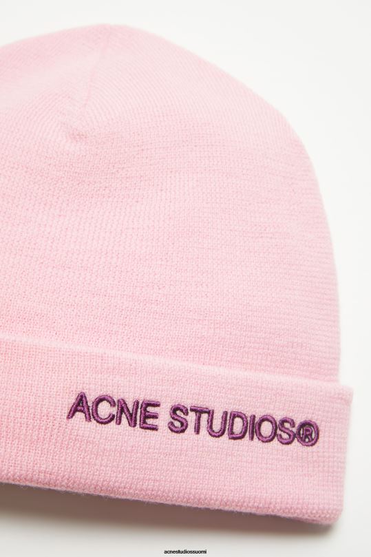 Acne Studios Lisätarvikkeet vaalea pinkki 0VF2B868 logopipo