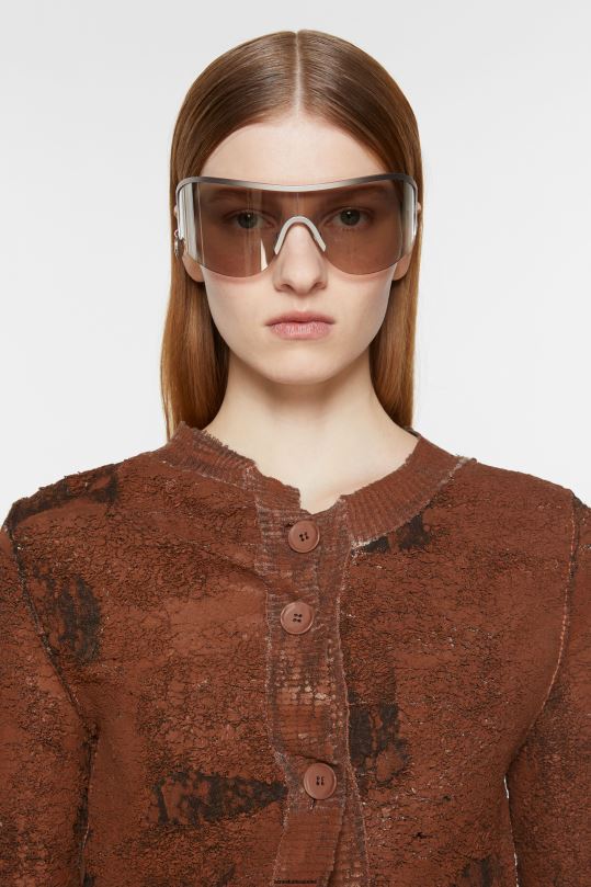Acne Studios Lisätarvikkeet hopea/läpinäkyvä 0VF2B671 metallirunkoiset aurinkolasit