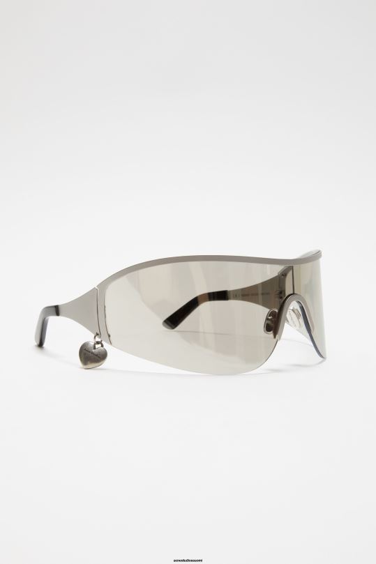 Acne Studios Lisätarvikkeet hopea/läpinäkyvä 0VF2B671 metallirunkoiset aurinkolasit
