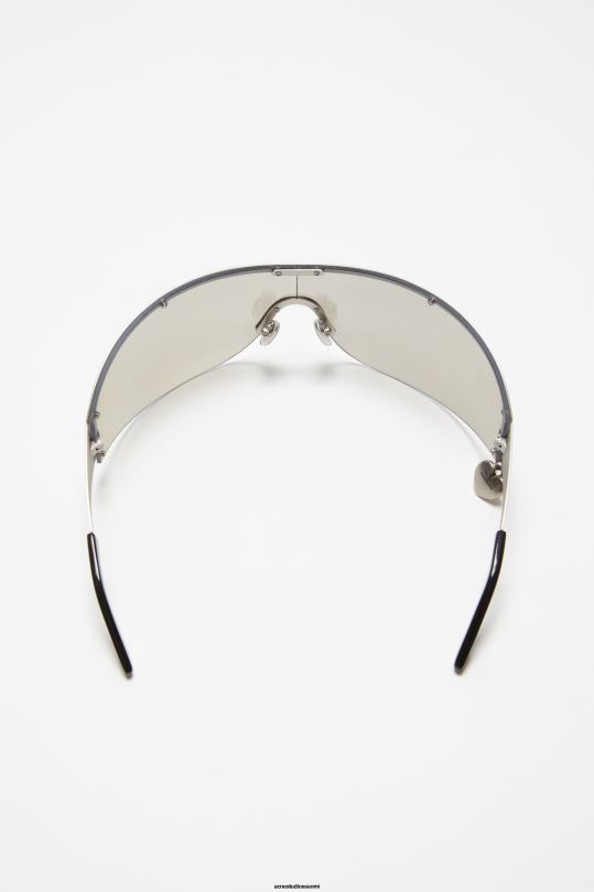 Acne Studios Lisätarvikkeet hopea/läpinäkyvä 0VF2B671 metallirunkoiset aurinkolasit