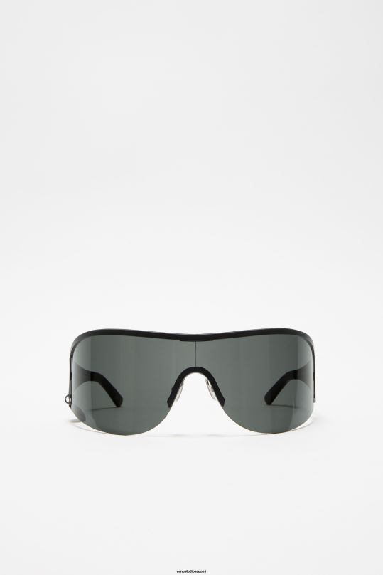 Acne Studios Lisätarvikkeet musta 0VF2B442 metallirunkoiset aurinkolasit