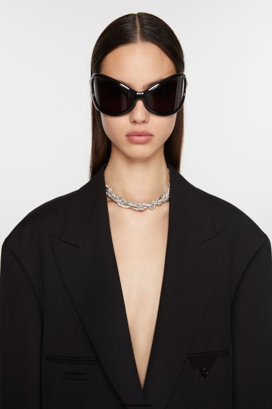 Acne Studios Lisätarvikkeet musta 0VF2B483 kehystetyt aurinkolasit