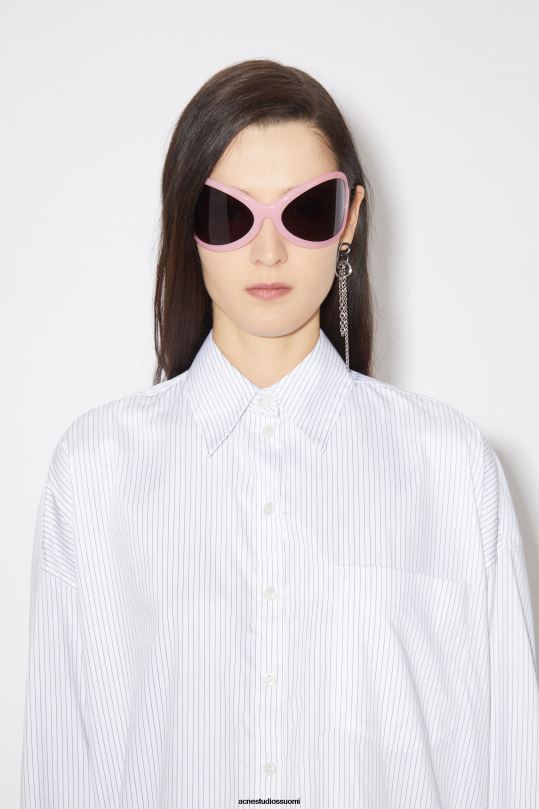 Acne Studios Lisätarvikkeet pinkki/musta 0VF2B854 kehystetyt aurinkolasit