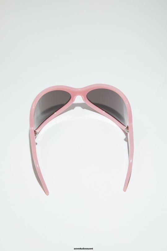 Acne Studios Lisätarvikkeet pinkki/musta 0VF2B854 kehystetyt aurinkolasit