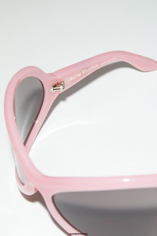Acne Studios Lisätarvikkeet pinkki/musta 0VF2B854 kehystetyt aurinkolasit