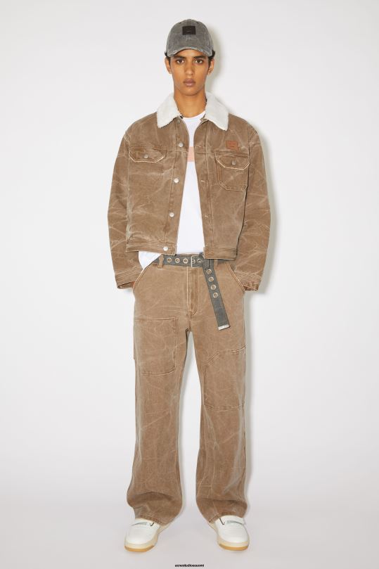 Acne Studios Lisätarvikkeet hiilen harmaa 0VF2B586 kangas vyö