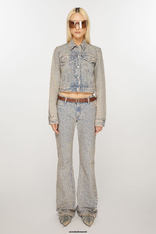 Acne Studios Lisätarvikkeet ruskea 0VF2B638 nahkainen solkivyö